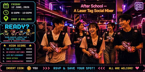 After School - A Laser Tag Singles Mixer