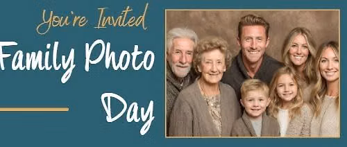 Family Photo Day - Grandparents Weekend Celebration