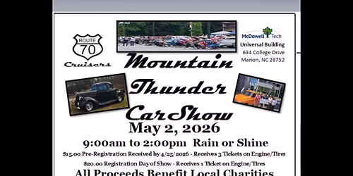 Mountain Thunder Carshow
