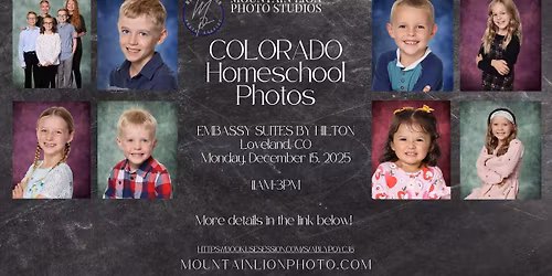 Loveland Colorado Homeschool Photos