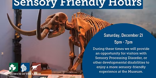 Sensory Friendly Hours at Museum of the Earth
