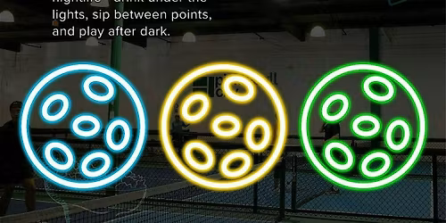 Pickleball City Dink & Drink: Glow in the Dark After Party