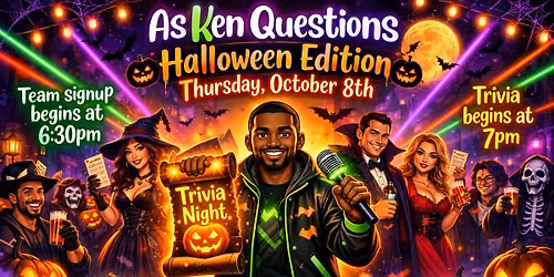 AsKen Questions - Halloween Edition (and costume contest!)at SKB!