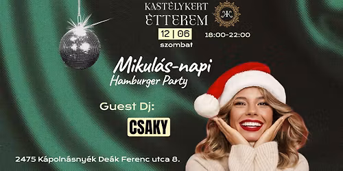 Mikul\u00e1s-napi Hamburger Party 