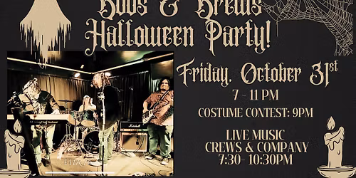 4th Annual Boos & Brews Halloween Party!!