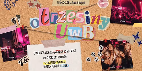 \u2728OTRZ\u0118SINY UWB | PS UWB x ROKOKO | 16.10 |