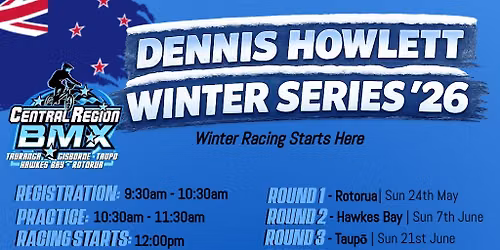 Dennis Howlett Winter Series 2026 - Taupo