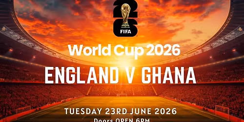 England V Ghana World Cup 2026