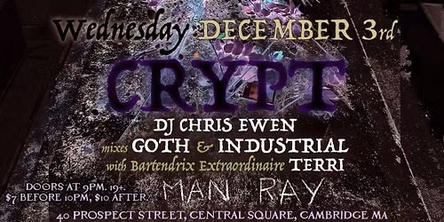 CRYPT December 3rd
