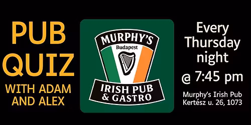Thursday Night Quiz @ Murphy's