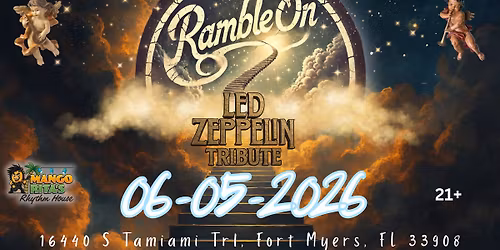 THE MIGHTY LED ZEPPELIN TRIBUTE - RAMBLE ON - Friday, June 5th