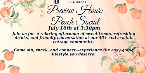 Preview Hour: Peach Social