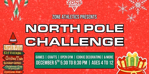 North Pole Challenge - Ages 4 to 12