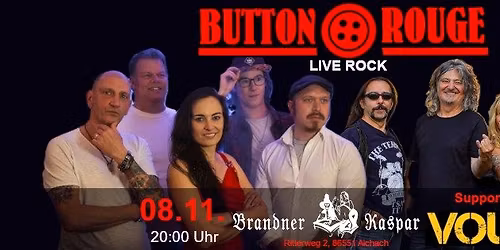LIVE ROCK im Brandner - BUTTON ROUGE & VOUR