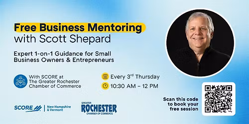 Free Business Mentoring - Score & Rochester Chamber