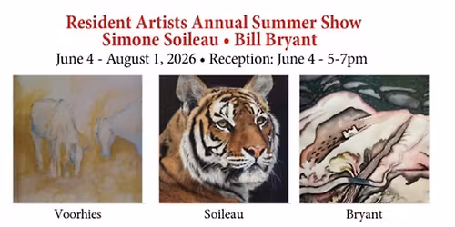 Exhibition Opening ft. Soileau, Bryant, & Resident Artist Summer Show