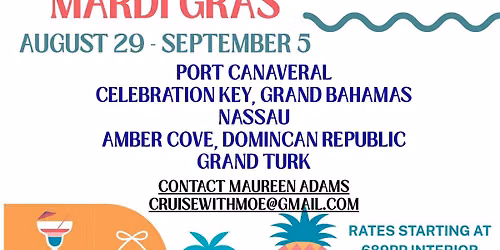 Group cruise on the Carnival Mardi Gras