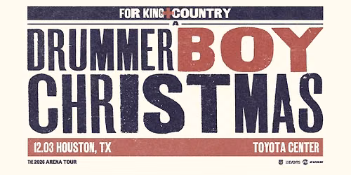for KING + COUNTRY: A Drummer Boy Christmas Tour