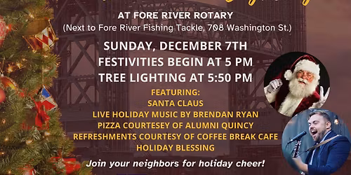 8th Annual Quincy Point Christmas Tree Lighting!