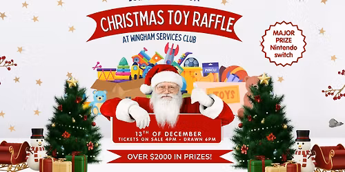 CHRISTMAS TOY RAFFLE