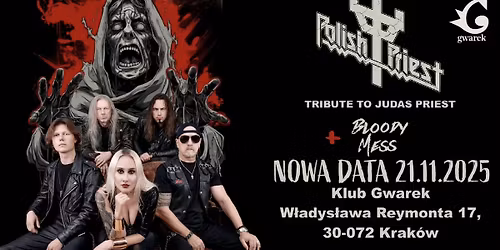 Polish Priest: Tribute to Judas Priest | 21\/11\/2025 | Krak\u00f3w, Klub Gwarek