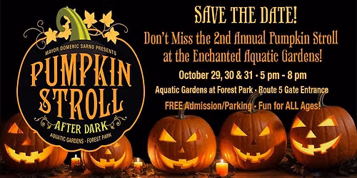 Pumpkin Stroll After Dark at the Forest Park Aquatic Gardens