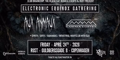 Electronic Equinox Gathering: AUX ANIMAUX (S) + GAMMA VORTEX (S)