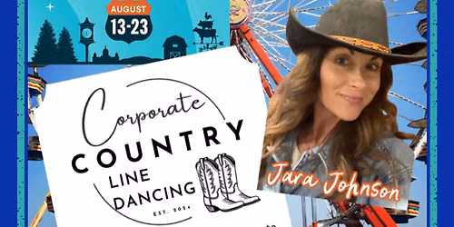Learn to Line Dance at the Iowa State Fair Knapp Stage with Jara Johnson  