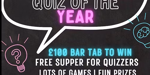 BIG FAT QUIZ OF THE YEAR 2025 @ THE THREE HORSES