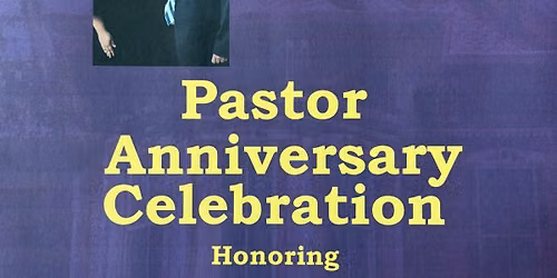 Pastor Anniversary Celebration