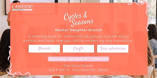 Free Mother Daughter Brunch: Period Education