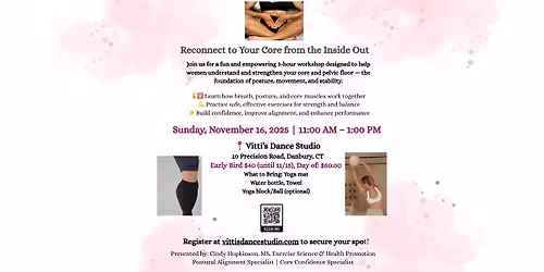 Core and the Pelvic Floor (for Women)