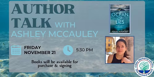 Author Talk with Ashley McCauley