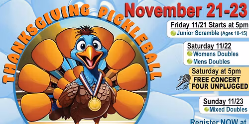 Pelican Park Thanksgiving Pickleball Turkey Tourney