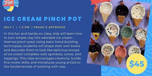 Ice Cream Pinch Pots