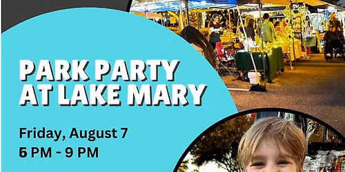 Kids Markets at Lake Mary Park Party