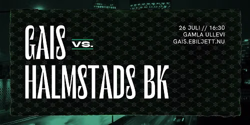 GAIS - Halmstads BK i Allsvenskan