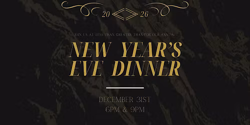 2025 New Years Eve Dinner