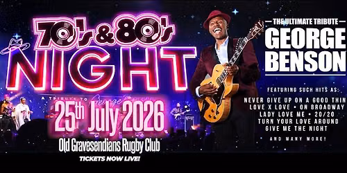 70s & 80s Summer Reunion Party Night