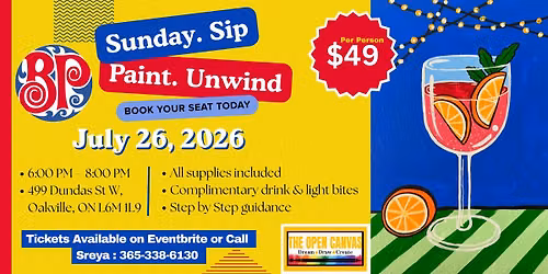 Paint & Sip at Boston Pizza : An Evening to Remember