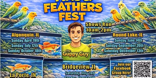 Fins & Feathers Fest Round Lake, IL - Sunday, June 14th