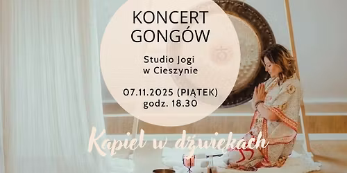 KONCERT GONG\u00d3W - 07.11.2025, g. 18.30