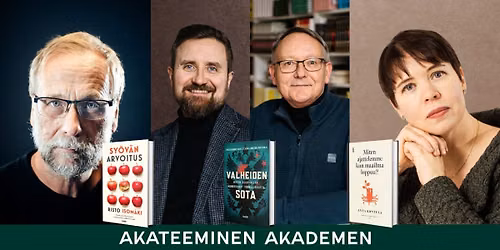 Kohtaamispaikalla Risto Isom\u00e4ki, Pasi Eronen Watt ja Juha-Antero Puistola sek\u00e4 Anna Kontula