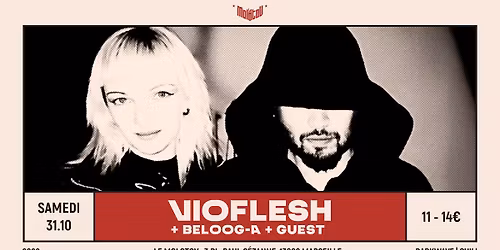 VIOFLESH [Darkwave | Chili] + BELOOG-A + GUEST \u2022 Le Molotov, Marseille