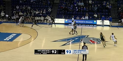 South Carolina Upstate Spartans at UNC Asheville Bulldogs Mens Basketball at Kimmel Arena