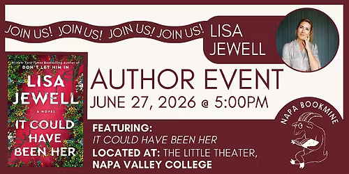 Author Event: An Evening with Lisa Jewell