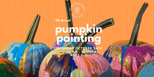 7th Annual Pumpkin Painting
