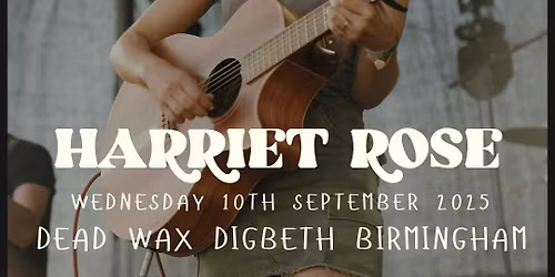 Harriet Rose at Dead Wax Digbeth, Birmingham
