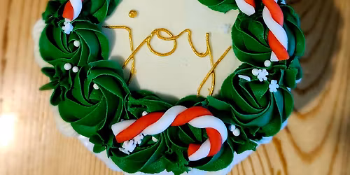 Christmas theme cakes and cocktails adult class!