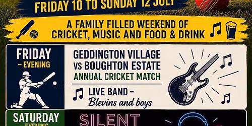 AXO @ Geddington Cricket Club BIG WEEKEND - LIVE MUSIC